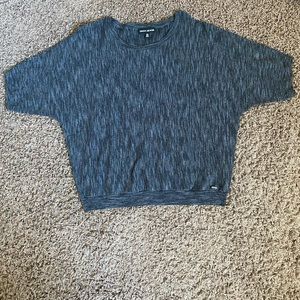 ( 3 for $18) DKNY slouch short sleeve grey shirt M